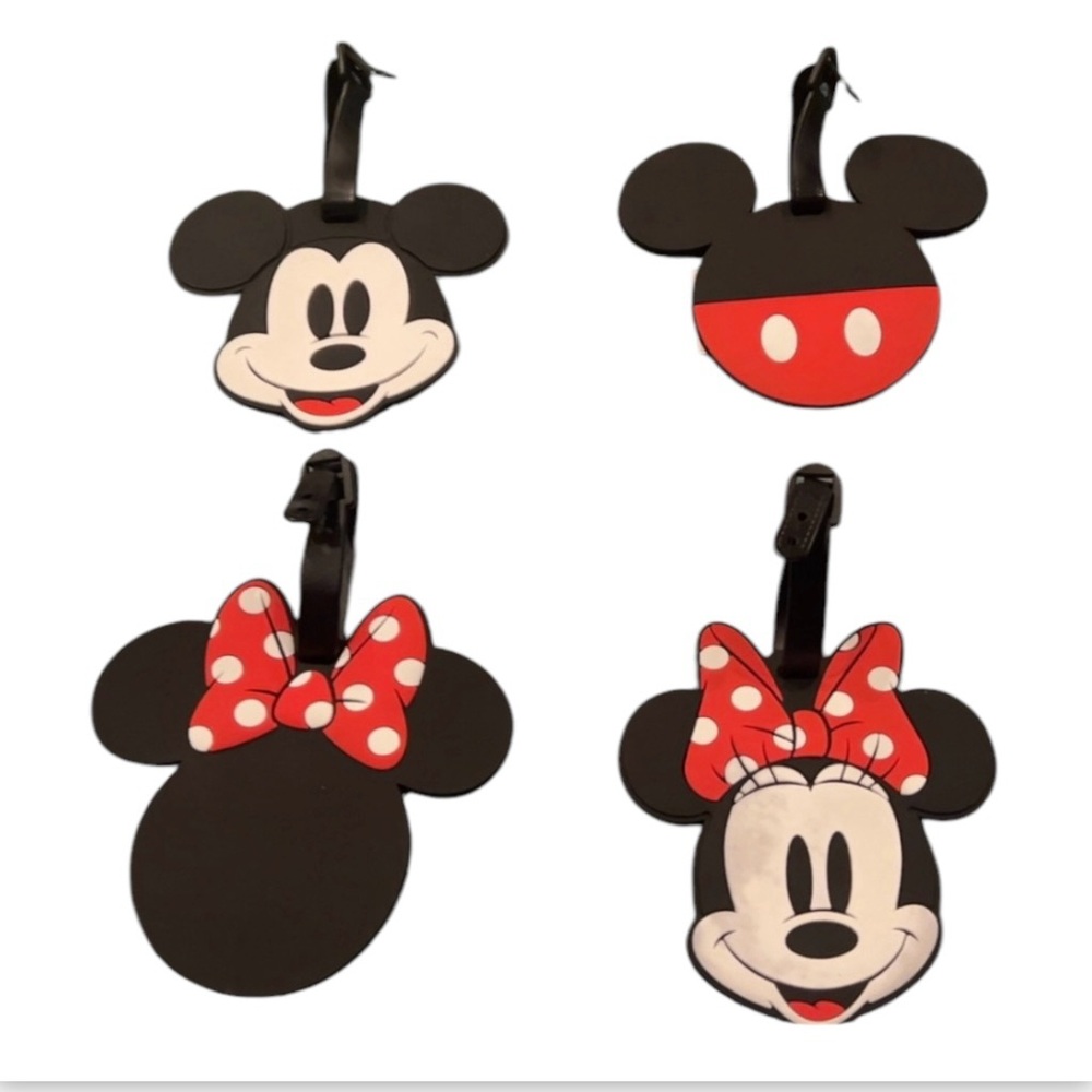 Set of 4 Disney Luggage Tags